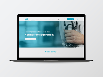 MG Medicina do Trabalho - Site institucional e painel administrativo